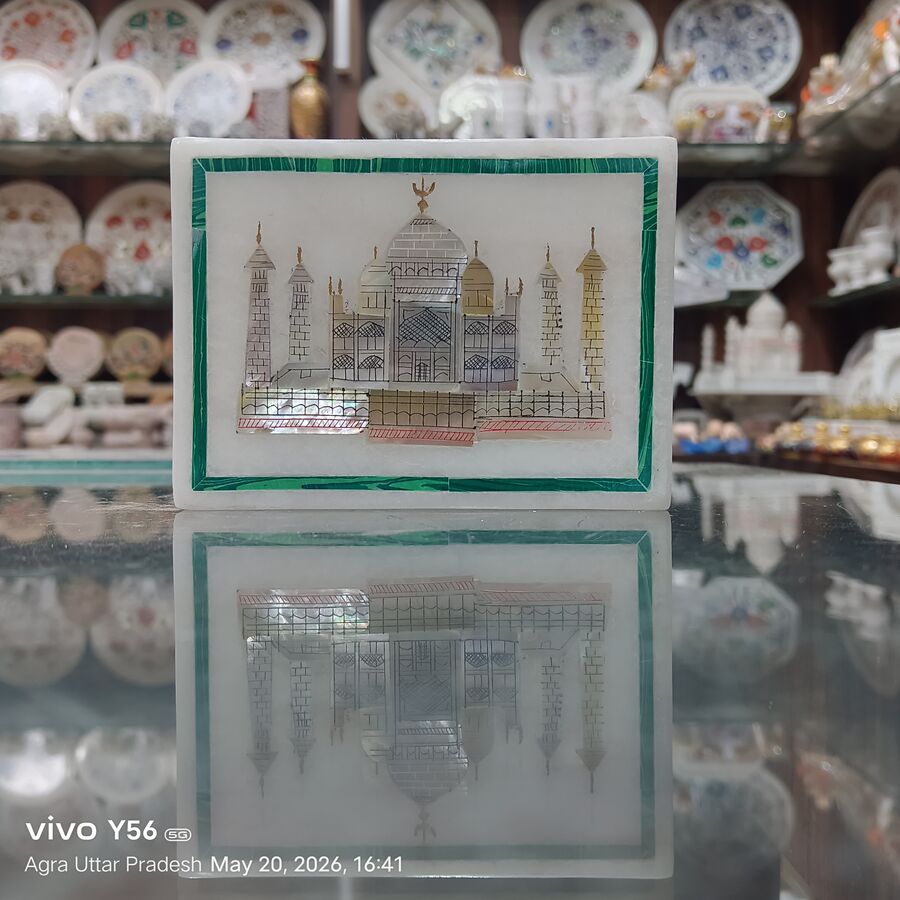 Taj Mahal Inlay Artwork Agra