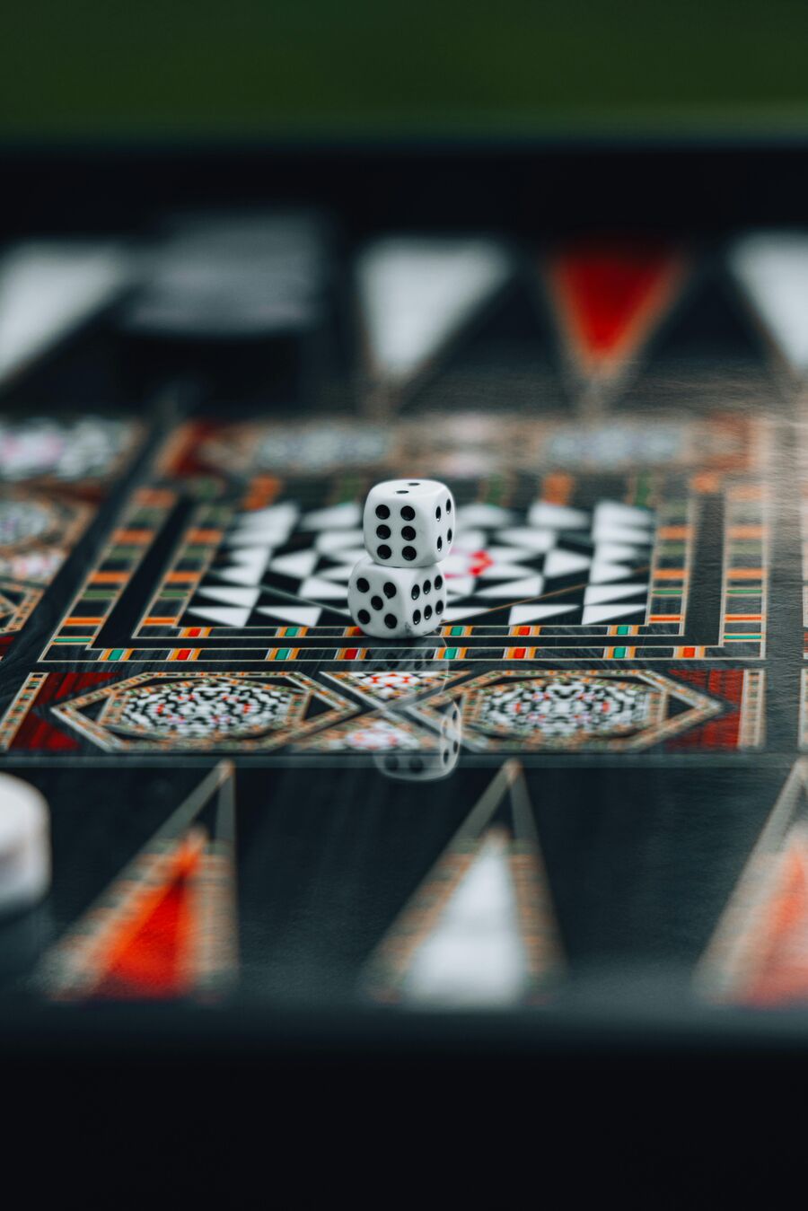 Marble Backgammon Board