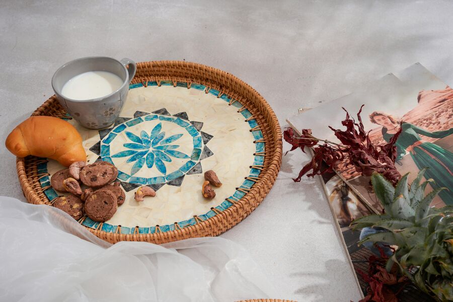 Decorative Marble Inlay Plates Agra