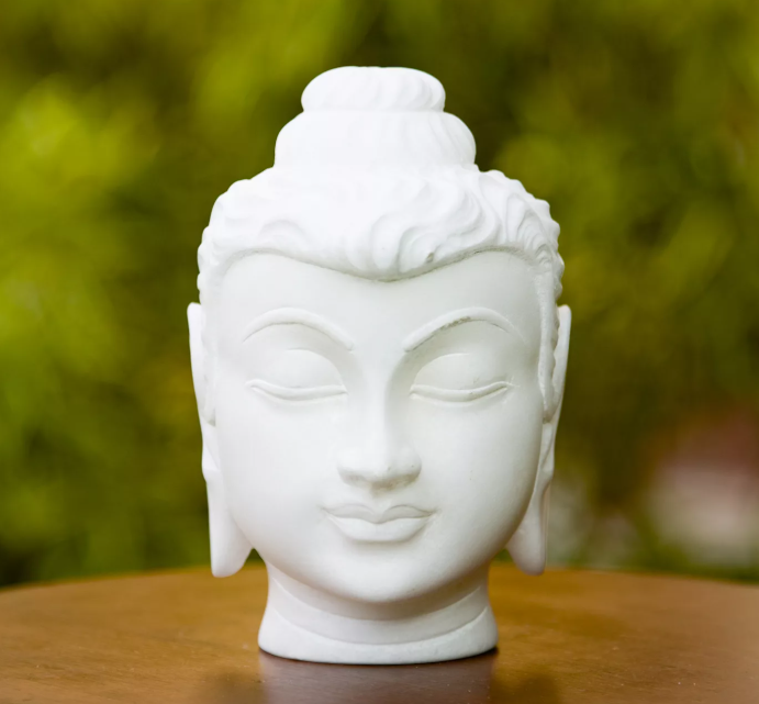 Marble Buddha Head