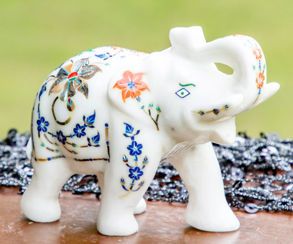 White Marble Elephant